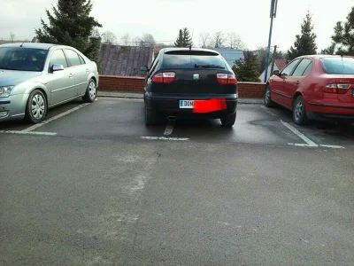 p.....a - Dobrze zaparkowałam, Mirki? 
#humorobrazkowy #heheszki #januszeparkowania