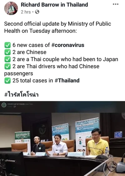 ktothes - Nowe przypadki #koronawirus w #tajlandia #wirus #2019ncov
