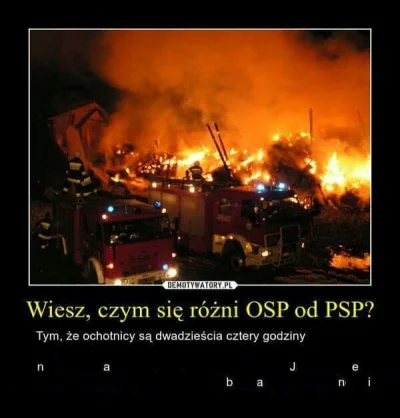 Damasweger - > Jeden z ochotników gaszących w Czerwionce-Leszczynach pożar był pijany...