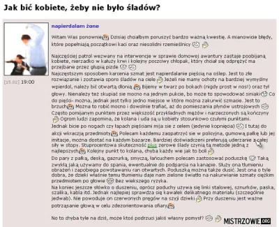 Smyrky - @benzene: 
 Zasanawiam się jak sędzia odróżnia pobicie od #!$%@? tak, żeby z...