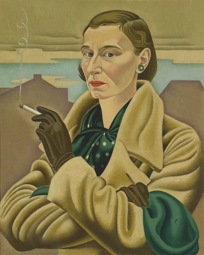 T.....o - #art #sztuka #obrazy #malarstwo
Rita Angus - autoportret 1936/37 olej na p...