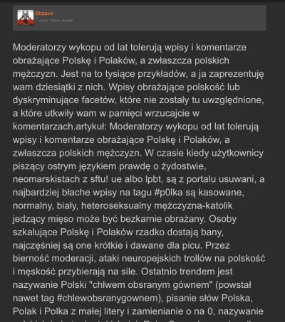 wioseneczka - @Shzavv: czemu bije z ciebie taki antypolonizm i piszesz p0lka przez 0?...