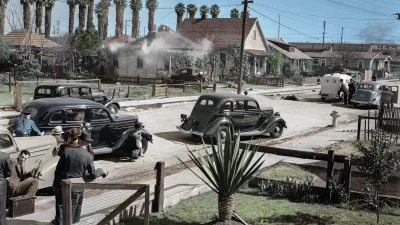 myrmekochoria - Strzelanina w Los Angeles, 1938. Szczegóły na stronie. Jak strzelanin...