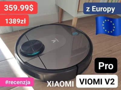 sebekss - Tylko 359.99$ (1389zł) za odkurzacz Xiaomi Viomi V2 Pro z Europy❗
➡️Idealn...