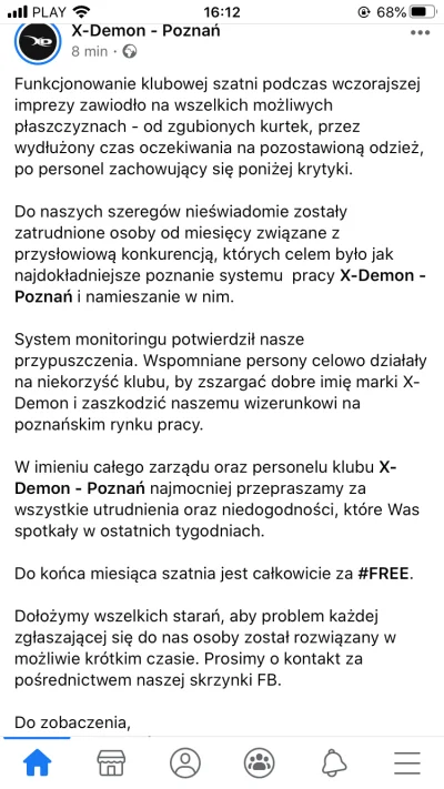 Oskins - Afera kurtkowa w #xdemon #poznan ciekawe, czy rzeczywiście działanie konkure...