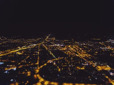 rafau16 - Słynne ostatnimi czasy #siedlce widziane z lotu ptaka nocą.
Dron : DJI Phan...