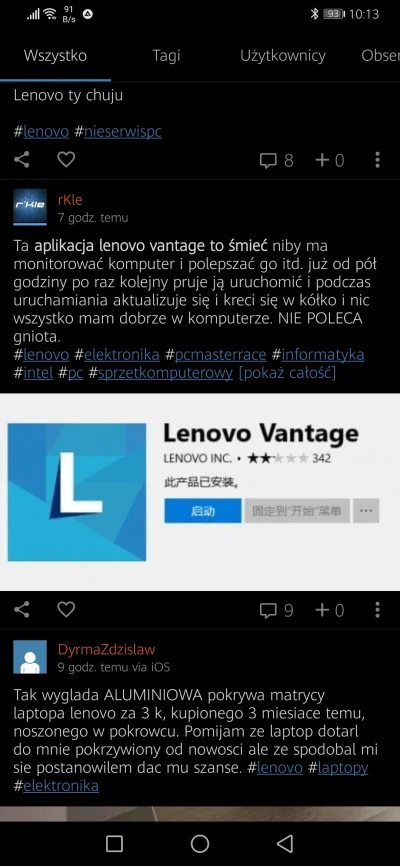 hrumque - @Felonious_Gru: nie obserwuję tagu #lenovo a mam jedne nad drugimi 4szt nar...