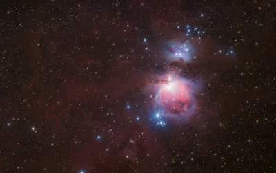 namrab - Mgławica Oriona (Messier 42) wraz z otaczającym pyłem międzygwiezdnym. Trady...
