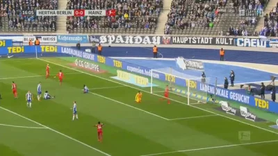 Minieri - Quaison, Hertha - Mainz 0:1
#golgif #mecz #hertha #bundesliga