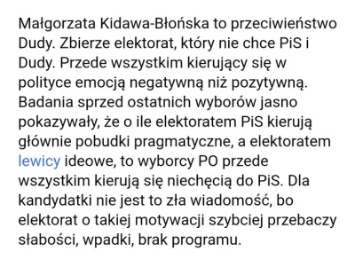 w.....s - Taka prawda, lemmingi zagłosują nawt na kij od szczotki byleby nie Duda, bo...