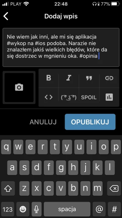 vistafan12 - Nie wiem jak inni, ale mi się aplikacja #wykop na #ios podoba. Narazie n...