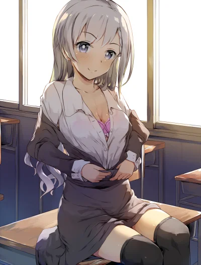 l.....f - #randomanimeshit #idolmaster #idolmastercinderellagirls #hayatehisakawa #za...