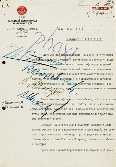 4gN4x - 2 marca 1940 roku Ławrientij Beria – Ludowy Komisarz Spraw Wewnętrznych ZSRR ...