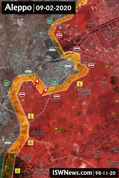 60groszyzawpis - Rządowi poczynili postępy w południowym Aleppo i są bliscy okrążenia...