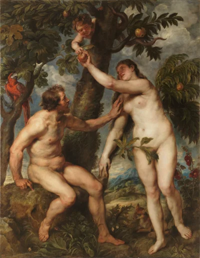 dendrofag - @NotARobot: 
A co powiesz na to? To inny obraz Rubensa, "Adam i Ewa". Te...