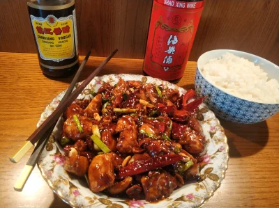 Michu94 - Kurczak Kung Pao (宫保鸡丁 - Gōng bǎo jī dīng) - klasyk kuchnii syczuańskiej. B...