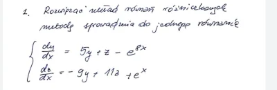 ybila - Jest tu może jakiś matematyczny świr, fanatyk równań różniczkowych, który wyc...