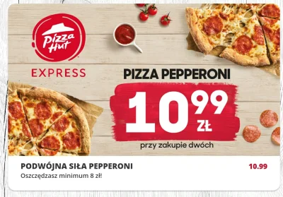 mayke - Ten kupon daje mi dwie pizze w cenie 22 zl? Ile one mają cm? #pizza #pizzahut...