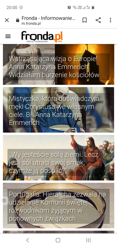 padzi - Czy Ty wiesz że portal Fronda to jest portal poświęcony. I zamieszczanie tam ...