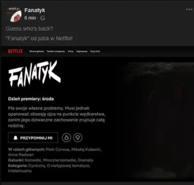 xetrian - Fanatyk na Netflix ( ͡° ͜ʖ ͡°)
#netflix #fanatyk #pasta #film