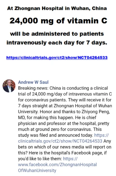 I.....u - Szpital Zhongnan w Wuhan będzie administrował pacjentom zarażonym coronawir...