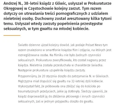 lakukaracza_ - Ksiądz oskarżony o gwałt utrwalał treści pornograficzne.

https://ww...