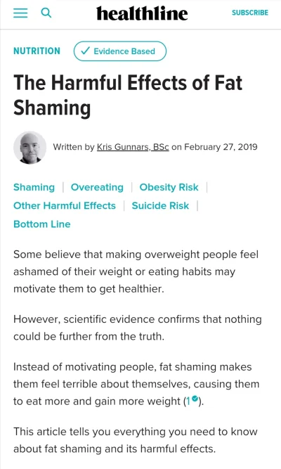 fantomasas - The Harmful Effects of Fat Shaming