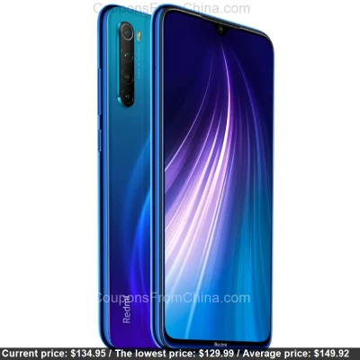 n____S - Xiaomi Redmi Note 8 3/32GB Global Blue - Banggood 
Cena: $134.95 (526,40 zł...