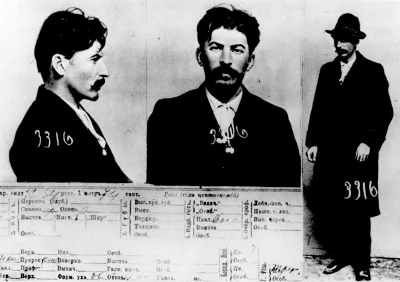 myrmekochoria - Zdjęcie Józefa Stalina z carskiej kartoteki policyjnej, 1911 rok. 

...