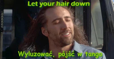 Javorsky - Po ciężkim dniu można rozpuścić włosy ( ͡° ͜ʖ ͡°) #codzienneidiomy

let ...