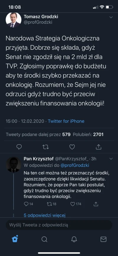 Homarsmazonynawolnymogniu - @jaroty: Strasznie polecam konto Pana Grodzkiego na Twitt...