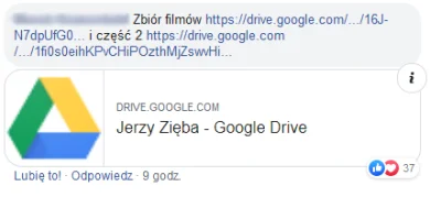 witulo - Jakiś dzban wrzucił jego wszystkie filmy na Google Drive.