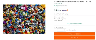 NiebieskiGroszek - Właśnie kupiłem 100 sztuk elementów do ludzików lego. Jestem bardz...