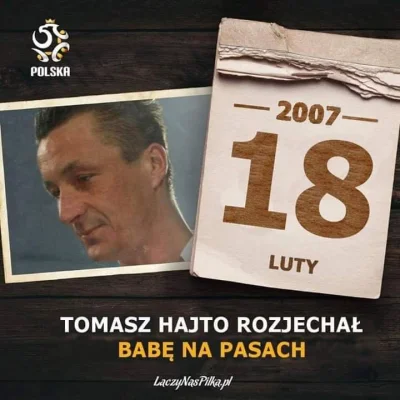 Thomasx17 - @Lililijka: 13 lat temu (prawie równe 13 lat) pewien znany polski piłkarz...