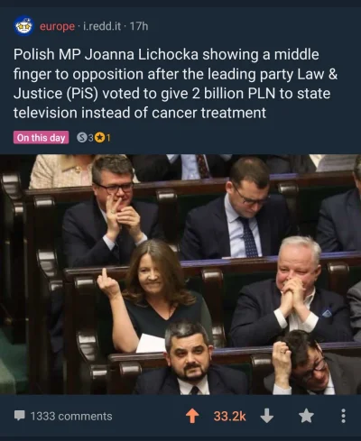 t.....m - Ja #!$%@?, wstyd już na cały świat.

#tvpis #pis #dobrazmiana #bekazpisu ...