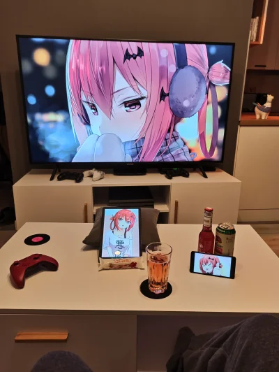 tamagotchi - najlepsze walentynki ever (｡◕‿‿◕｡)
#anime #randomanimeshit #satania #sa...