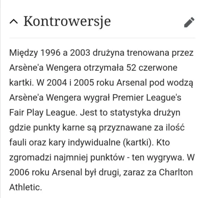 Niedoszacowany - Kontrowersyjnie #arsenal #premierleague #wenger