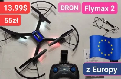 sebekss - Znowu dostępny ( ͡° ͜ʖ ͡°)
Tylko 13.99$ (55zł) za drona Flymax 2 WiFi FPV ...