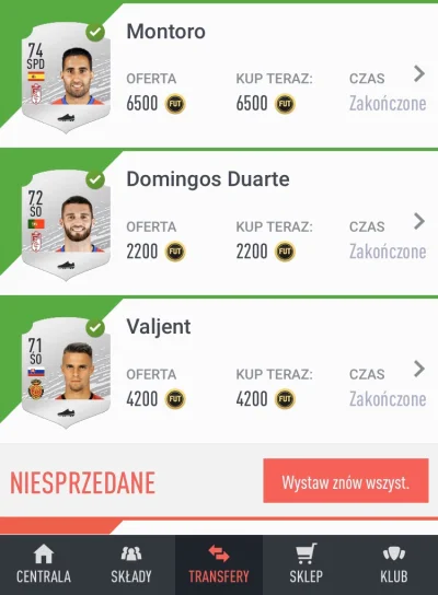 M888 - #fut PSA: Sprzedawajcie srebrnych/brązowych z la ligi. Wreszcie jest profit