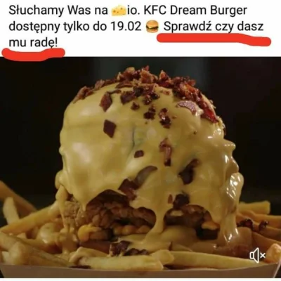 K.....y - Nowy smakołyk w #kfc - Dream Burger. Reklama pokazuje jak polewany jest cał...