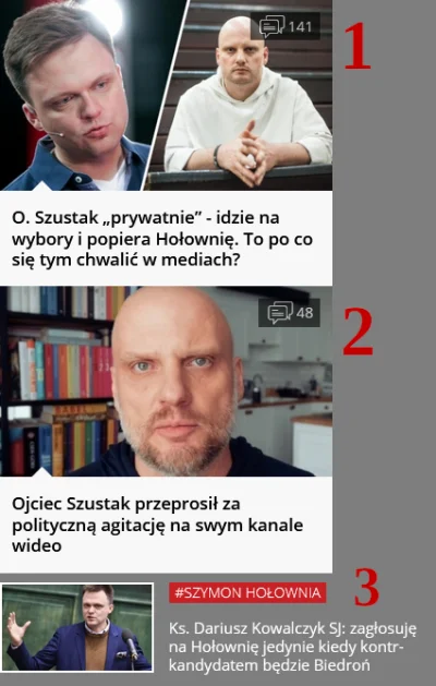 MichalLachim - Jednym księżom wolno uprawiać agitację polityczną a drugim nie, zależy...