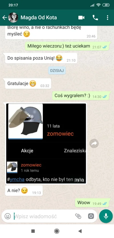 zomowiec - Siema wykop, wypuścili mnie na warunkowym. Druga apelacja okazała się pomy...