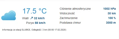 sztach - O 23 w Słubicach notowano 17,8°C, o północy notowano 17,5°C

Poza tym w ty...