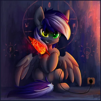 FlaszGordon - #kucyki #art [ #mlp #orginalcharacter artysta: #Atlas66 ] 
Lamp
Elektr...