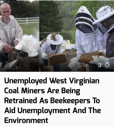 Rimfire - W Zachodniej Virginii pracownicy kopalni zostali przeszkoleni na pszczelarz...