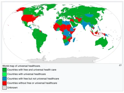 ramzes8811 - Mapka- służba zdrowia na świecie.