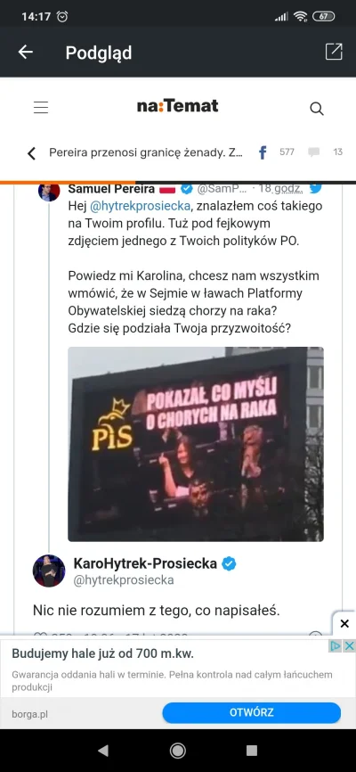 Usunelem_Konto - @zapomnialemhaslo No co prawdę napisał. Palec nie jest skierowany do...