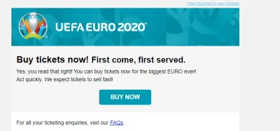 kajzer95 - Dostał ktoś takiego maila?



#euro2020 #mecz #reprezentacja