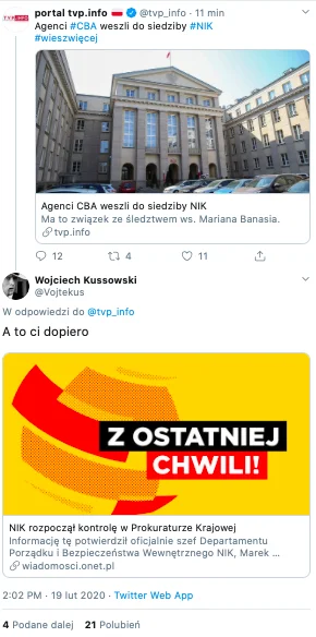 szymeg7 - W pisowskim burdelu niezły pożar i wzajemna wymiana ciosów (｡◕‿‿◕｡)
#bekaz...