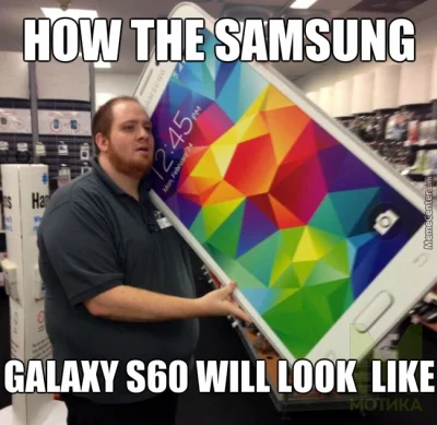 SaudiArabia - Telefony Samsung będą już niedługo tak wielkie, że nie będą stanie się ...
